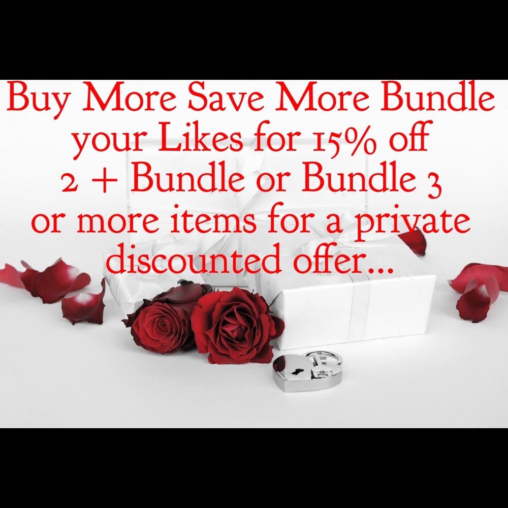 Buy more save more bundle your likes for 15% off